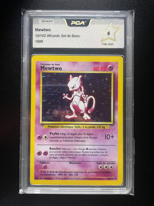 Mewtwo 10/102 wizard set de base PCA 6
